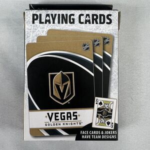 MasterPieces - Las Vegas Golden Knights - NHL Playing Cards - 54 Card Deck